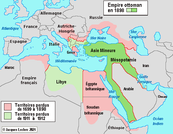 Empire ottomane 1898