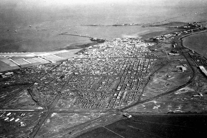 Vue aérienne Djibouti 1938-39