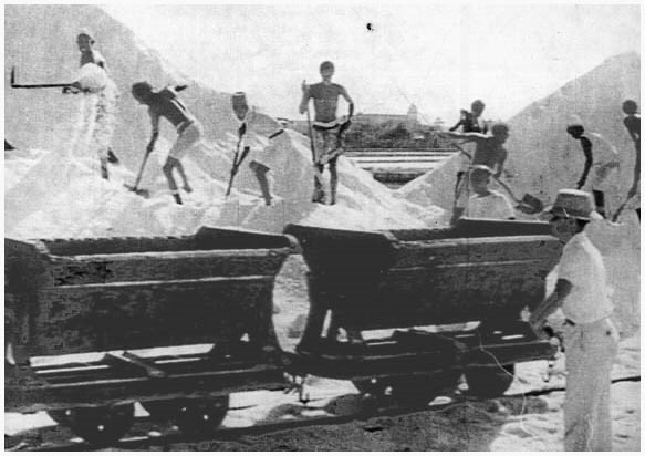 Salines de Djibouti entre 1920-1930