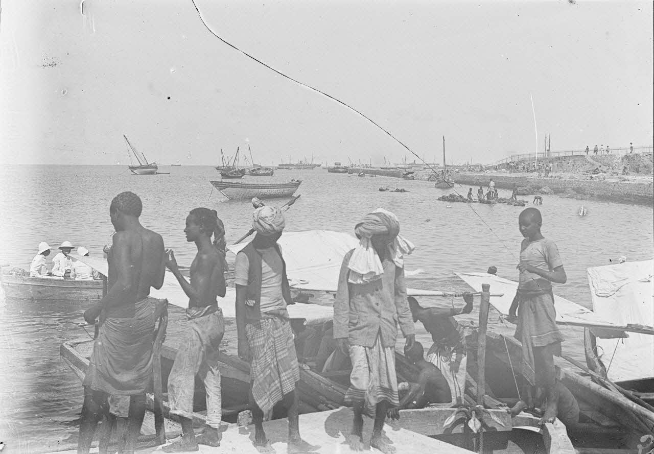 La jetée du Port de Djibouti 1900-1902
