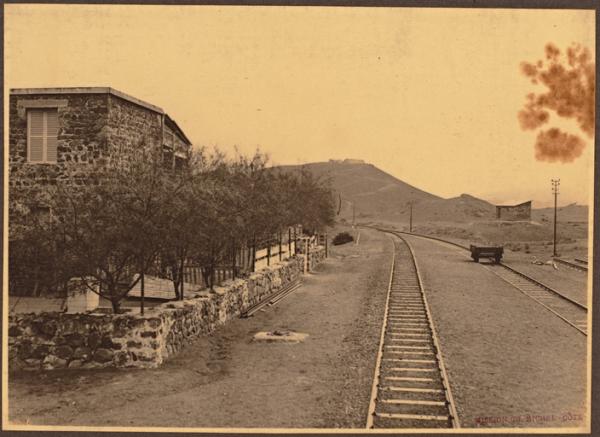 Gare d'Ali-Sabieh et petit poste français à quelques kilomètres de la frontière franco-éthiopienne 1922