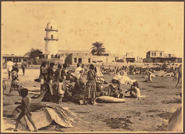 Djibouti. Marché aux nattes 1922