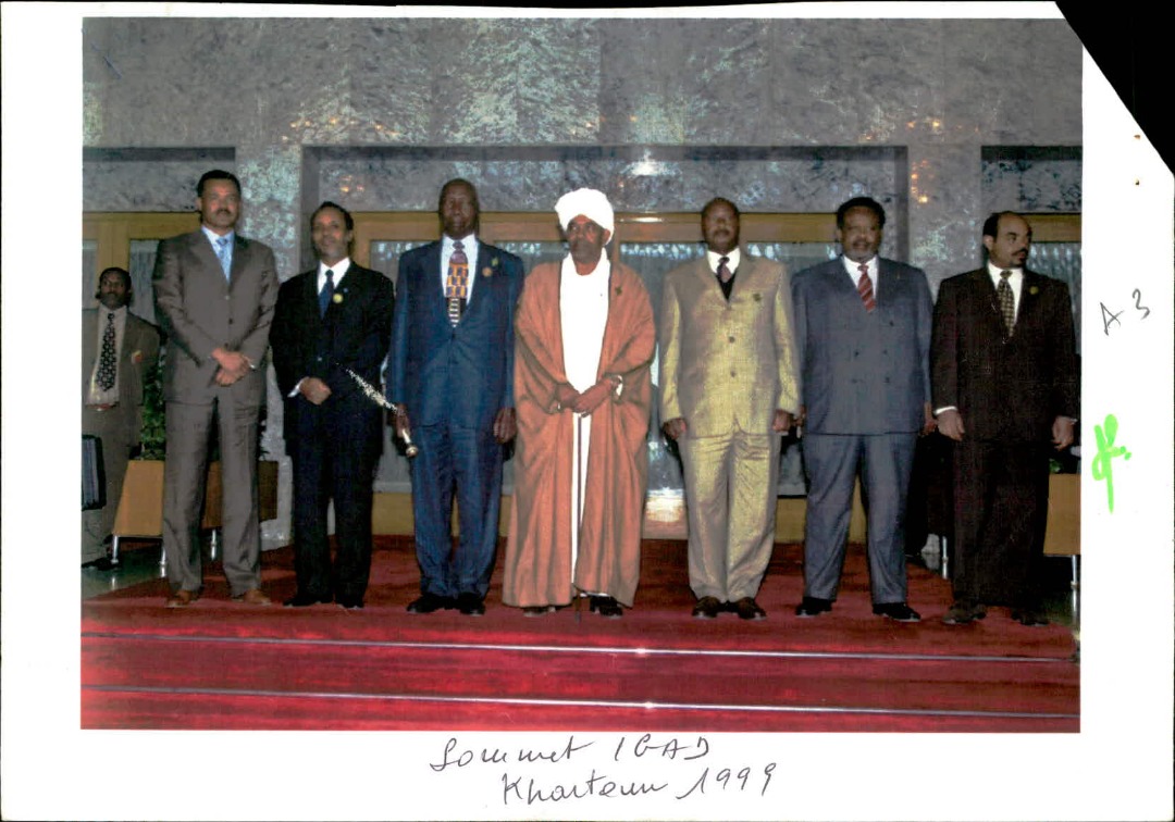Sommet de l'IGAD en 1999 à Khartoum (Soudan).